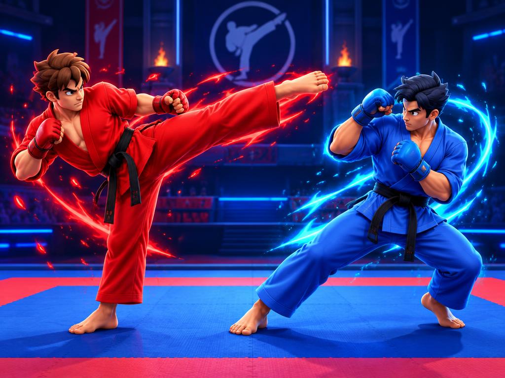 Karate Clash 3D game artwork